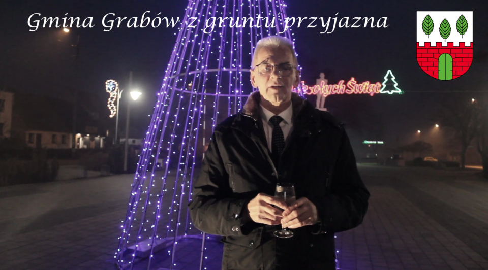 Władze gminy Grabów złożyły mieszkańcom noworoczne życzenia