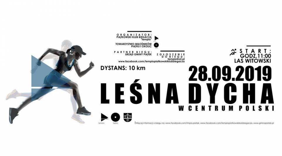 Zbliża się kolejna edycja biegu "Leśna Dycha w Centrum Polski". Trwają zapisy