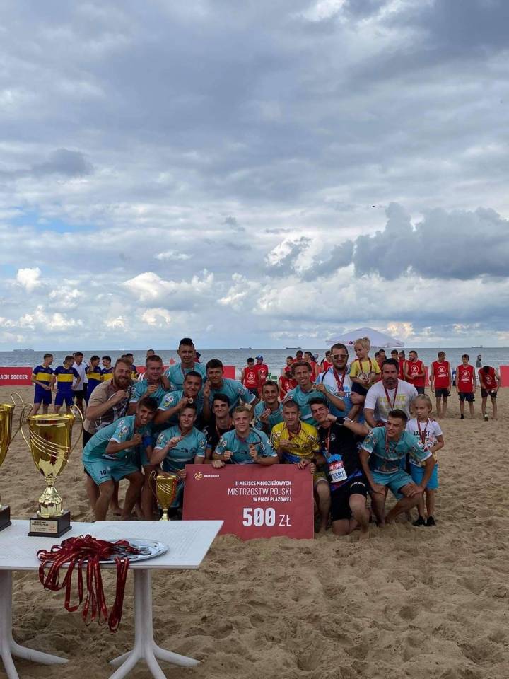 BSC Termy Poddębice brązowym medalistą Młodzieżowych Mistrzostw Polski w Beach Soccerze!