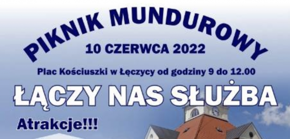 "Łączy nas służba", czyli Piknik Mundurowy w Łęczycy. Wydarzenie już jutro