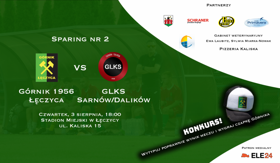 Jutro kolejny sparing Górnika 1956 Łęczyca. Rywalem GLKS Sarnów/Dalików