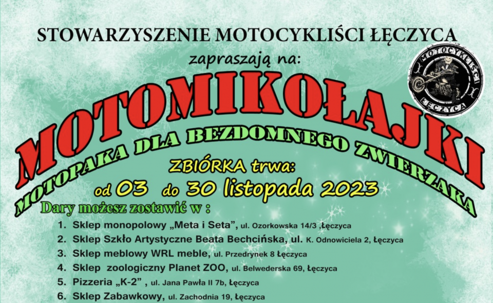 Kolejna edycja akcji Motomikołajki. Poznaliśmy szczegóły zbiórki darów