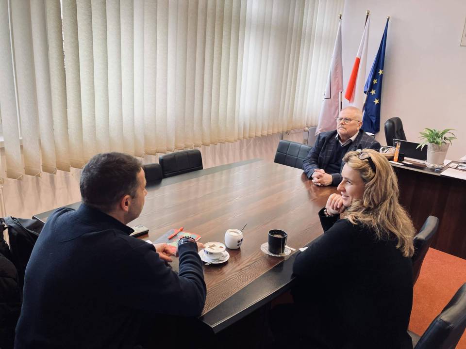 Burmistrz Łęczycy rozmawiał z przedstawicielami Łódzkiej Specjalnej Strefy Ekonomicznej
