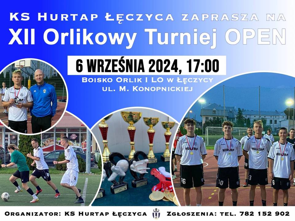 KS Hurtap Łęczyca zaprasza na Orlikowy Turniej OPEN