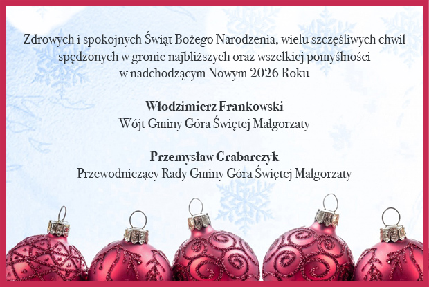 Boże Narodzenie 2025 - Gmina Góra św. Małgorzaty