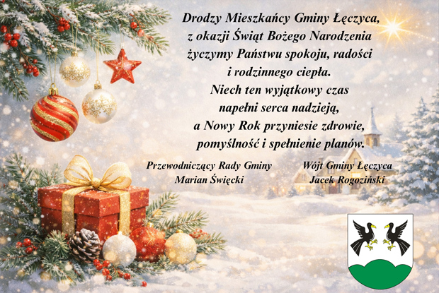 Boże Narodzenie 2025 - Gmina Łęczyca