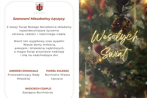 Boże Narodzenie 2025 - Miasto Łęczyca